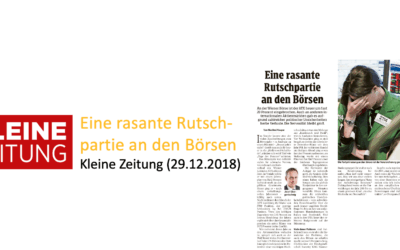 Eine rasante  Rutschpartie  an den Börsen