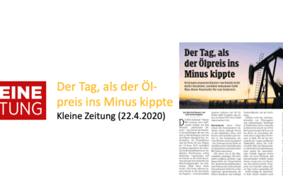 Der Tag, als der Ölpreis ins Minus kippte
