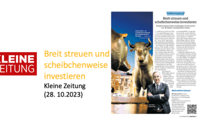 Breit streuen und scheibchenweise investieren