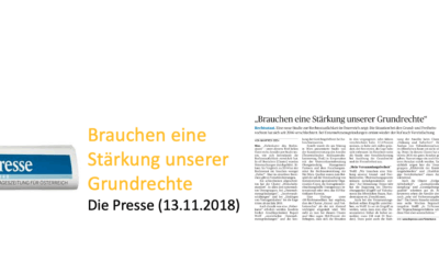 Brauchen eine Stärkung unserer Grundrechte