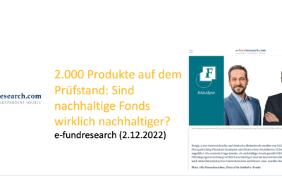 2.000 Produkte auf dem Prüfstand: Sind nachhaltige Fonds wirklich nachhaltiger?
