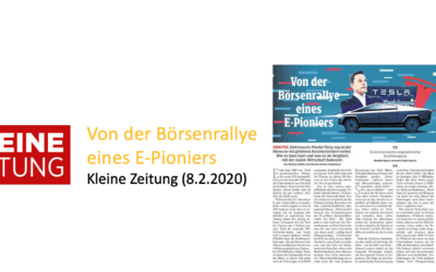 Von der Börsenrallye eines E-Pioniers