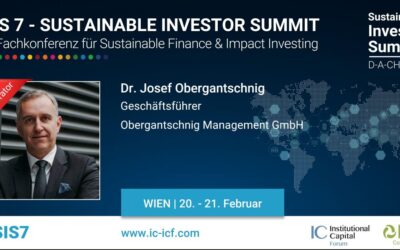 Panelleitung am SIS7 – Sustainable Investor Summit