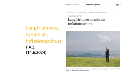 Langfristinvestments als Inflationsschutz