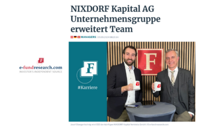 e-fundresearch: NIXDORF Kapital AG Unternehmensgruppe erweitert Team
