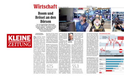 Kleine Zeitung: Boom und Brösel an den Börsen: Was von den Aktienmärkten 2025 zu erwarten ist