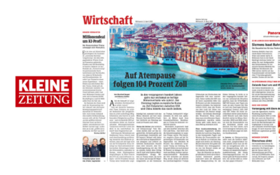 Kleine Zeitung: Auf Atempause folgen 104 Prozent Zoll