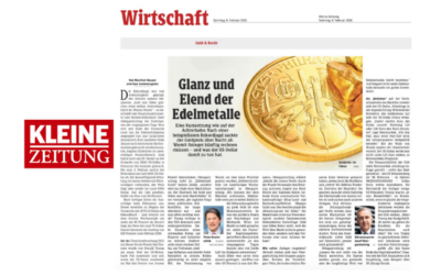 Kleine Zeitung: Glanz und Elend der Edelmetalle