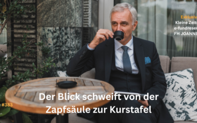 #383: Der Blick schweift von der Zapfsäule zur Kurstafel