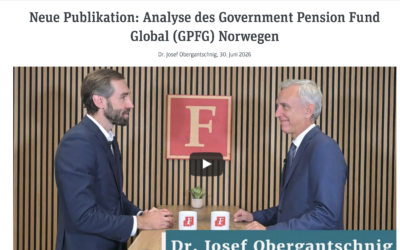 FH JOANNEUM | Neue Publikation: Analyse des Government Pension Fund Global (GPFG) Norwegen