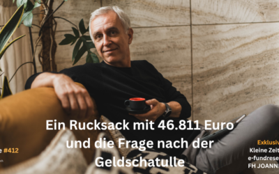 #412 | Ein Rucksack mit 46.811 Euro und die Frage nach der Geldschatulle